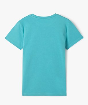 Tee-shirt manches courtes à motif en sequins réversibles garçon vue3 - GEMO 4G GARCON - GEMO