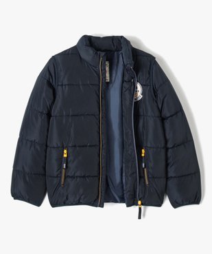 Blouson garçon matelassé avec manches amovibles- Camps United vue3 - CAMPS UNITED - GEMO