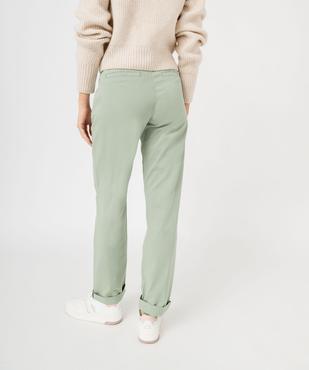 Pantalon chino coupe regular femme vue3 - GEMO(FEMME PAP) - GEMO