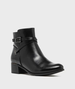 Boots zippées à petit talon femme vue2 - VALENTINA BALDA - GEMO