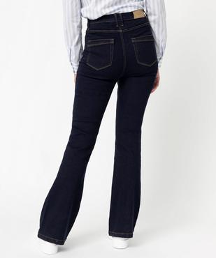 Jean femme coupe bootcut taille haute vue3 - GEMO 4G FEMME - GEMO