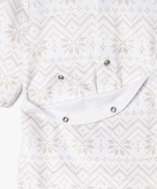 Pyjama de Noël en velours imprimé bébé vue5 - GEMO(BB COUCHE) - GEMO