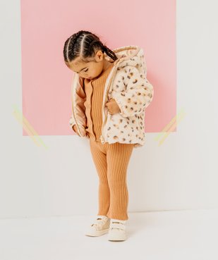 Blouson à capuche réversible bébé fille vue7 - GEMO 4G BEBE - GEMO
