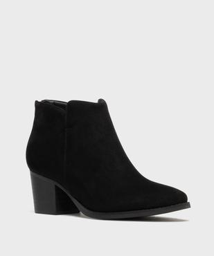 Bottines à talon imprimé léopard femme - Follow Me vue2 - FOLLOW ME - GEMO