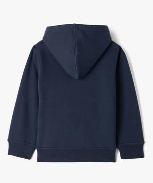 Sweat zippé à capuche intérieur  garçon vue5 - GEMO (ENFANT) - GEMO
