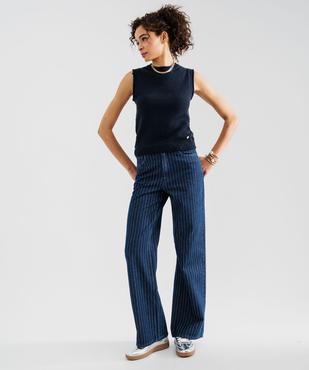 Pull sans manches d'été femme - LuluCastagnette vue4 - LULUCASTAGNETTE - GEMO