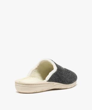 Chaussons femme mules confort avec dessus brodé vue4 - GEMO(HOMWR FEM) - GEMO