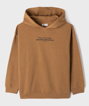 Sweat à capuche avec motif dos garçon vue3 - GEMO 4G GARCON - GEMO