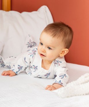 Pyjama en jersey imprimé avec zip ventral bébé vue5 - GEMO 4G BEBE - GEMO