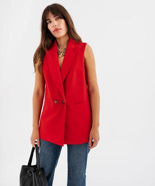 Veste blazer sans manches femme vue4 - GEMO(FEMME PAP) - GEMO
