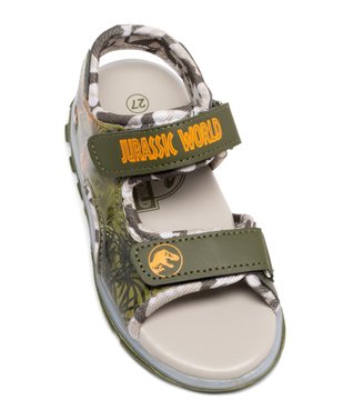 Sandales garçon à double scratch et semelle lumineuse Tyrex - Jurassic World vue5 - JURASSIC WORLD - GEMO