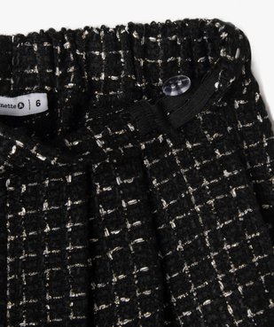 Short large effet tweed fille - LuluCastagnette vue5 - LULUCASTAGNETTE - GEMO
