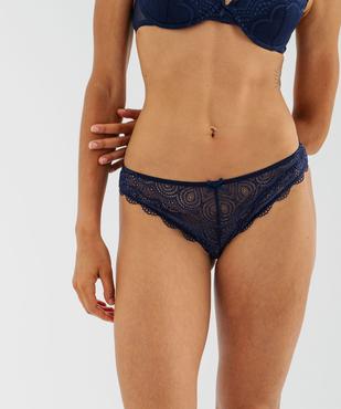 Culottes en dentelle et tulle femme (lot de 2) vue10 - GEMO(HOMWR FEM) - GEMO