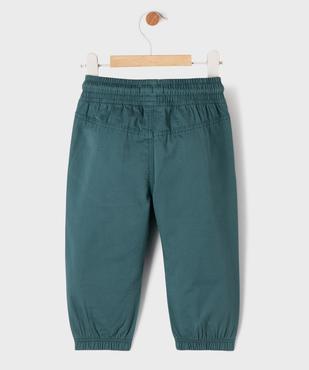 Pantalon jogger avec taille ajustable bébé garçon vue3 - GEMO(BEBE DEBT) - GEMO