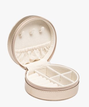 Boîte à bijoux de voyage zippée vue1 - GEMO (ACCESS) - GEMO