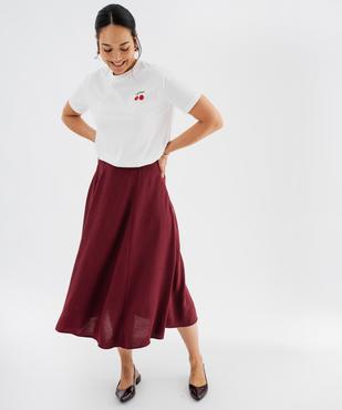 Jupe longue fluide femme vue5 - GEMO(FEMME PAP) - GEMO