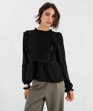Blouse fluide à volants femme vue1 - GEMO(FEMME PAP) - GEMO