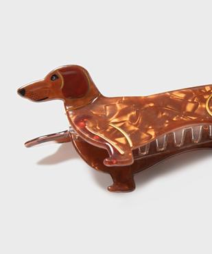 Pince crabe pour les cheveux en forme de chien vue2 - GEMO (ACCESS) - GEMO