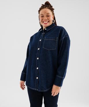 Veste en jean femme grande taille vue2 - GEMO 4G GT - GEMO