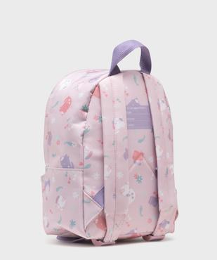 Sac à dos en toile motifs chats fille vue2 - GEMO (ACCESS) - GEMO