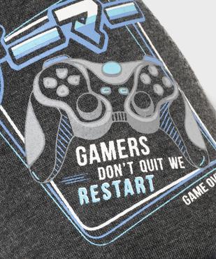 Chaussons mules avec motif jeu vidéo garçon vue6 - GEMO 4G GARCON - GEMO