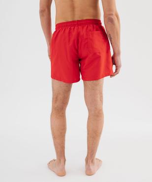 Short de bain homme uni vue3 - GEMO 4G HOMME - GEMO