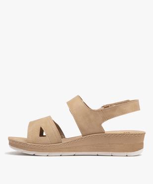 Sandales confort semelle intérieure cuir femme vue3 - G'FLEX - GEMO