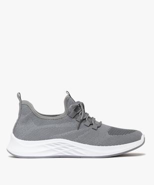 Baskets homme unies en mesh à col élastique et souple  vue1 - BOTTESINI - GEMO