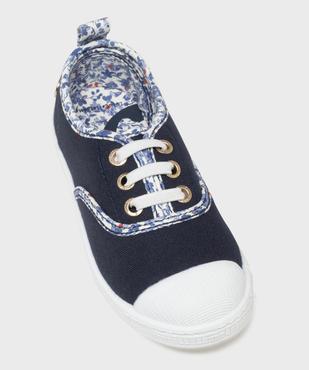 Tennis en toile à semelle fine et bout couvert fille - LuluCastagnette vue5 - LULUCASTAGNETTE - GEMO