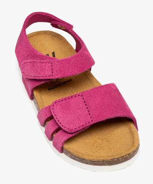 Sandales en cuir suédé à scratch bébé fille - NA! vue5 - NA! GEMO FOR GOOD - GEMO