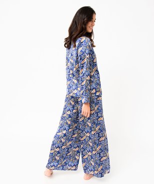 Pyjama en satin femme : chemise et pantalon vue4 - GEMO(HOMWR FEM) - GEMO