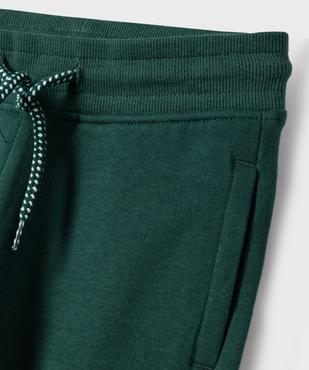 Pantalon de jogging avec intérieur molletonné garçon vue2 - GEMO (ENFANT) - GEMO