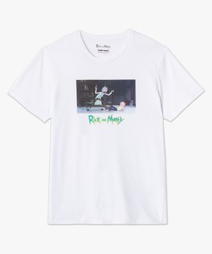 Tee-shirt manches courtes à motif homme - Rick & Morty vue3 - RICK ET MORTY - GEMO