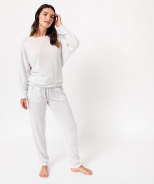 Pantalon de pyjama en maille fine femme vue5 - GEMO 4G FEMME - GEMO
