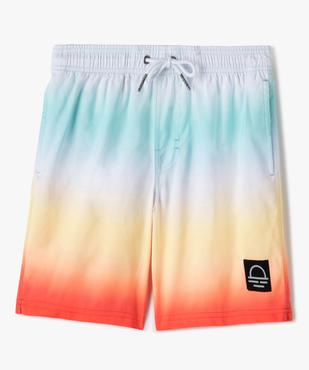 Short de bain garçon dégradé de couleurs vue1 - GEMO (JUNIOR) - GEMO