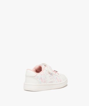 Baskets bébé fille à scratch motif Printemps - Lulu Castagnette vue4 - LULU CASTAGNETT - GEMO
