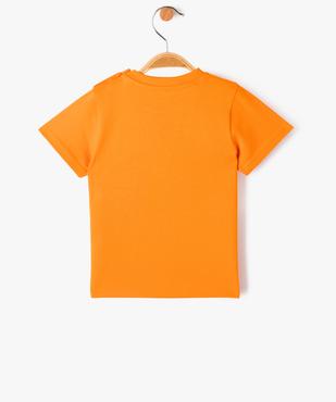 Tee-shirt manches courtes avec message famille bébé garçon vue3 - GEMO(BEBE DEBT) - GEMO