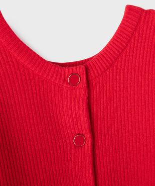 Gilet en maille recto verso fille - LuluCastagnette vue2 - LULUCASTAGNETTE - GEMO