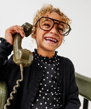 Gilet fin en viscose avec finitions froncées fille vue1 - GEMO 4G FILLE - GEMO