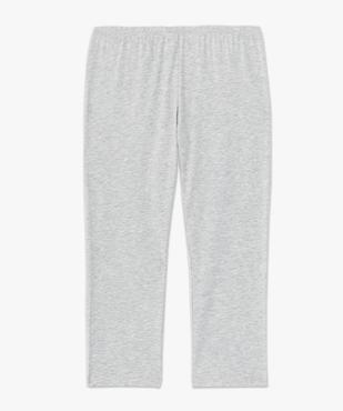 Legging court en coton stretch femme vue4 - GEMO 4G FEMME - GEMO