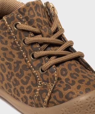 Boots zippées motif léopard et paillettes à lacets et zip bébé fille - Lovely Wings vue6 - LOVELY WINGS - GEMO