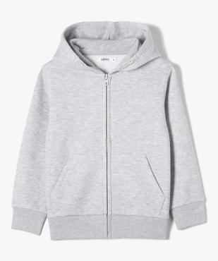 Sweat zippé et molletonné à capuche garçon vue2 - GEMO (ENFANT) - GEMO
