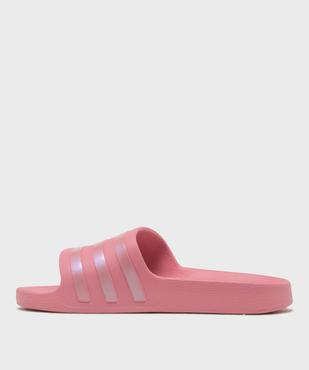 Mules de piscine Adilette Aqua à rayures irisées femme - Adidas vue3 - ADIDAS - GEMO
