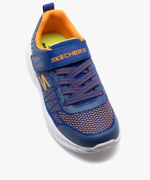 Baskets garçon en mesh à reliefs contrastants - Skechers vue5 - SKECHERS - GEMO