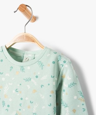 Pyjama bébé fille imprimé deux pièces vue2 - GEMO(BB COUCHE) - GEMO
