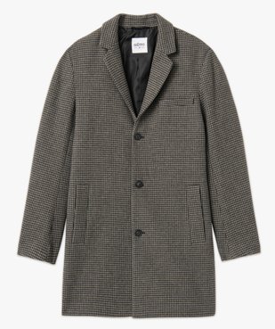 Manteau homme court fermeture 3 boutons vue4 - GEMO (HOMME) - GEMO
