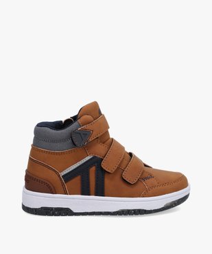 Baskets garçon mid-cut à scratchs et zip – Alma Planète vue1 - ALMA PLANETE - GEMO