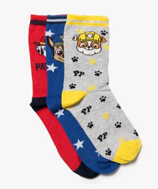 Chaussettes garçon à motifs (lot de 3) – Pat Patrouille vue1 - PAT PATROUILLE - GEMO