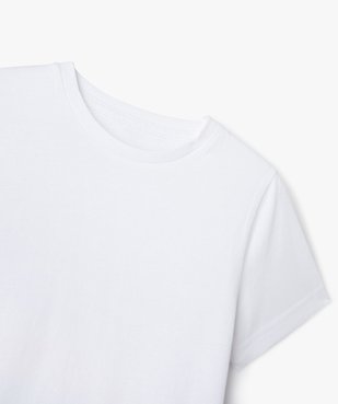 Tee-shirt à manches courtes uni garçon vue2 - GEMO 4G GARCON - GEMO
