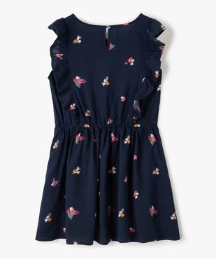Robe fille imprimée avec volants sur le buste vue3 - GEMO (ENFANT) - GEMO